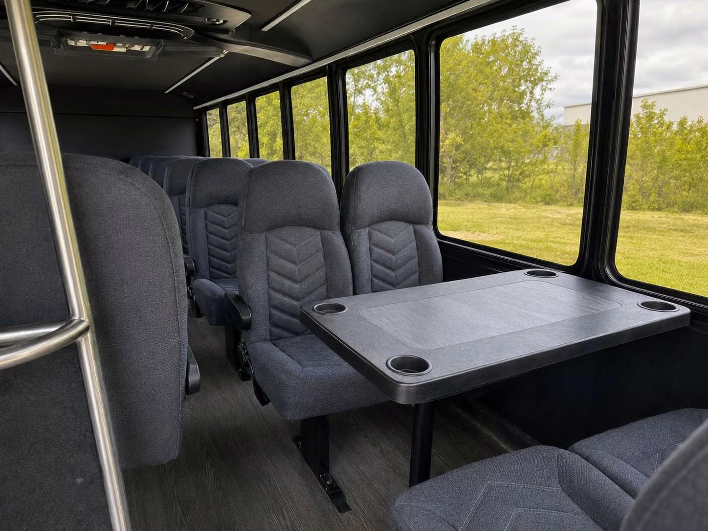 18 passenger minibus inside
