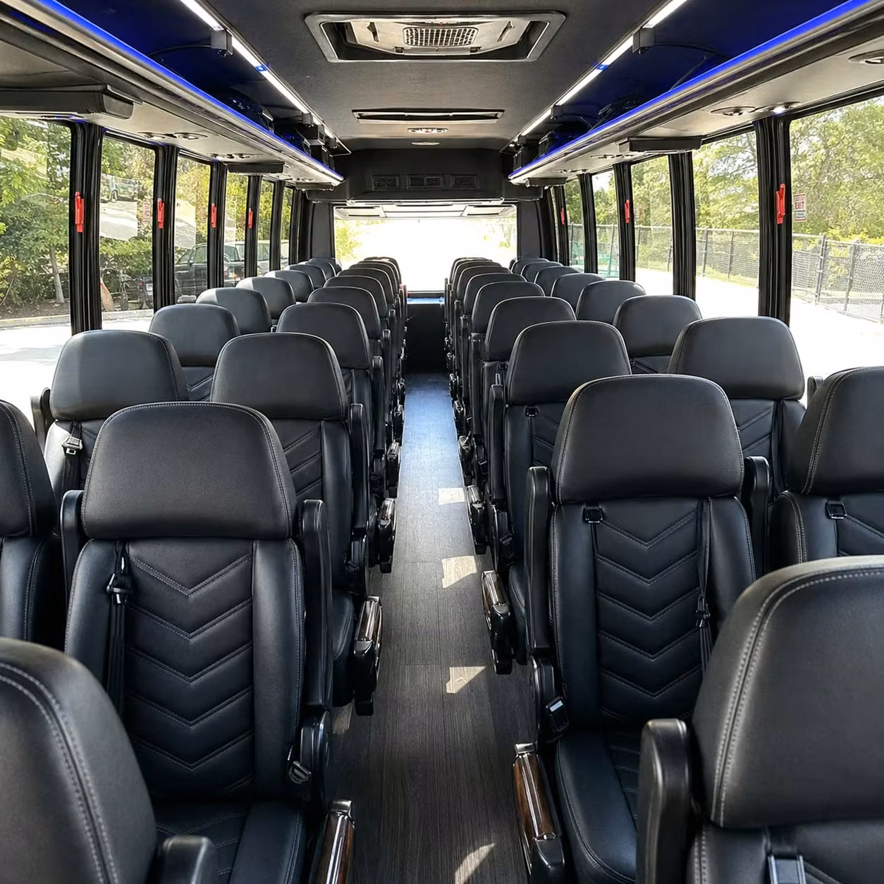 25 passenger minibus interior