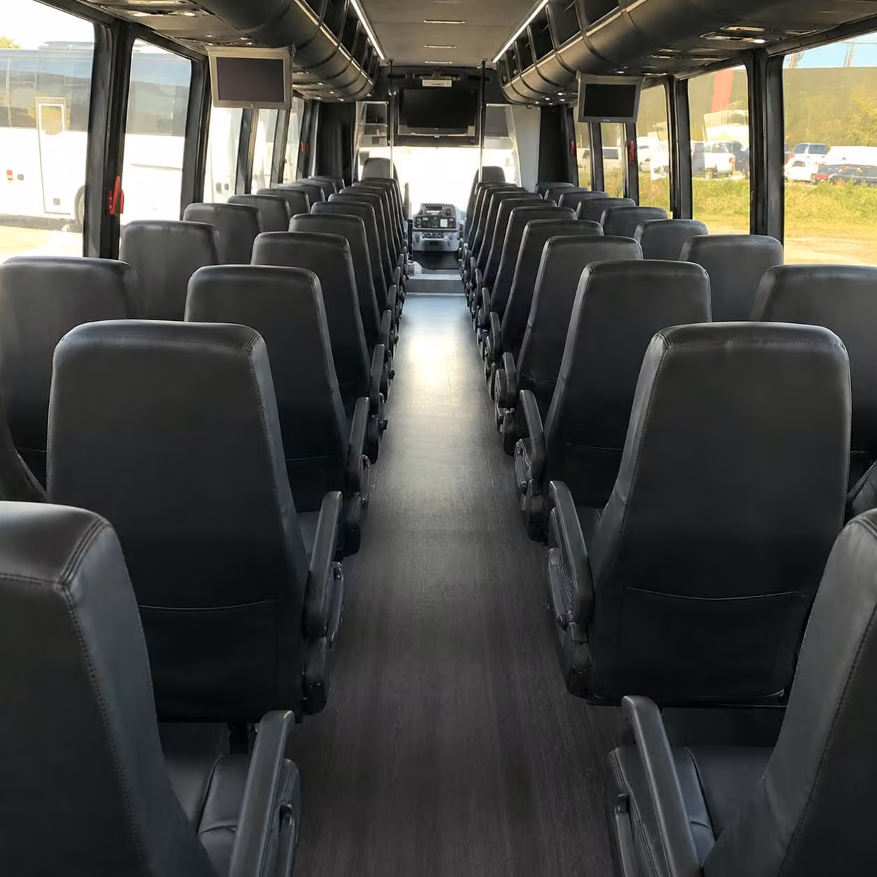 28 passenger minibus interior