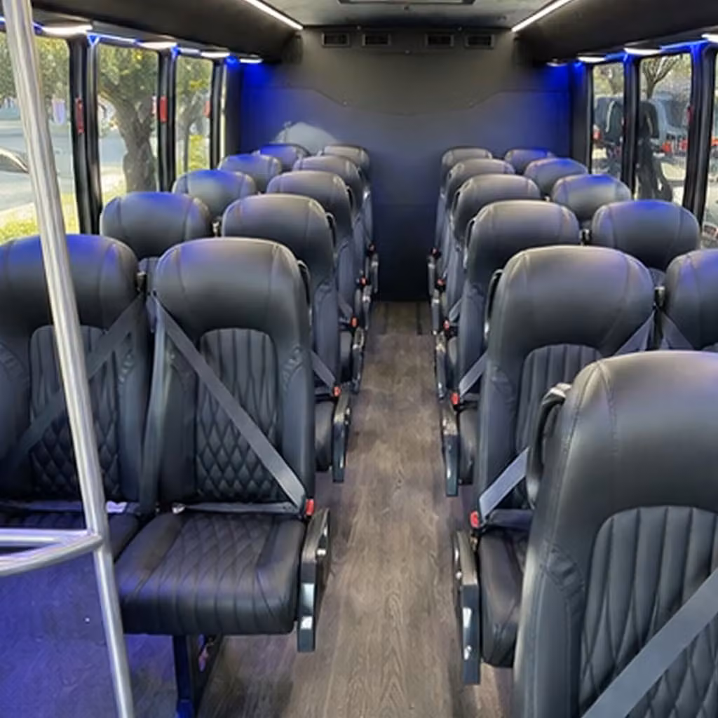 35 passenger minibus inside