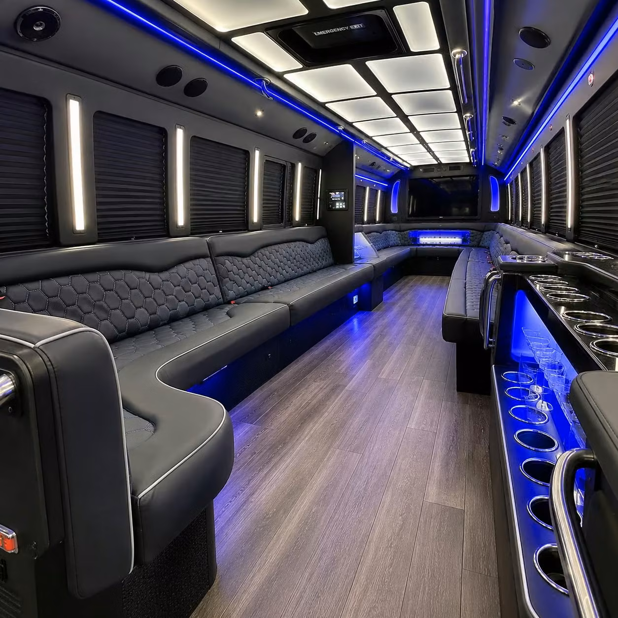 party bus interior