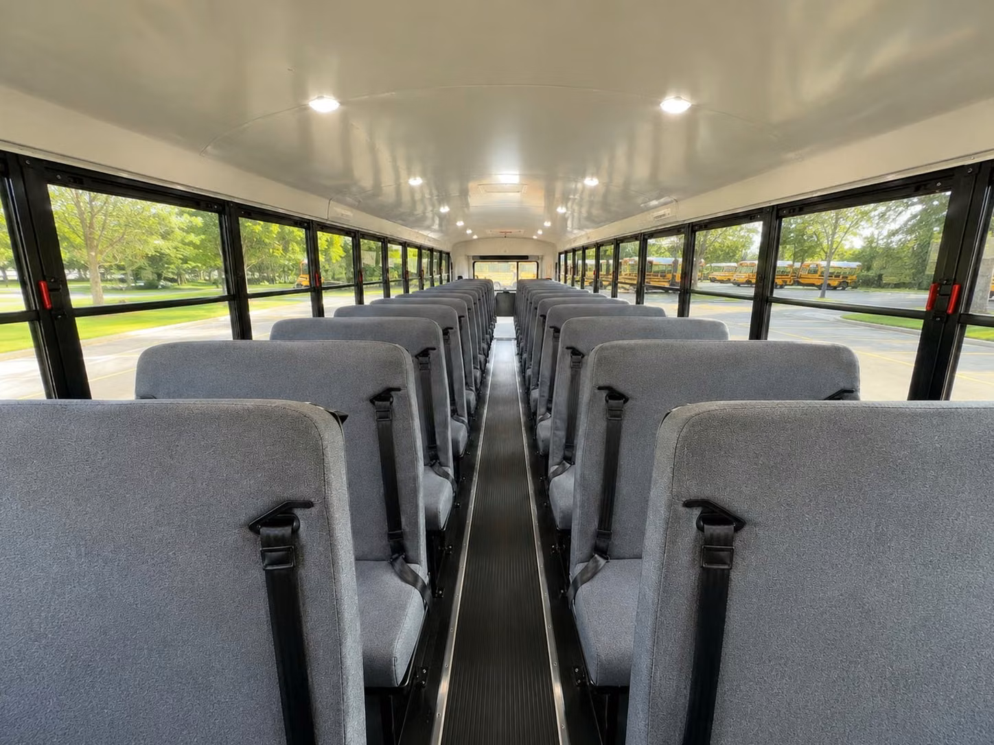 school bus interior