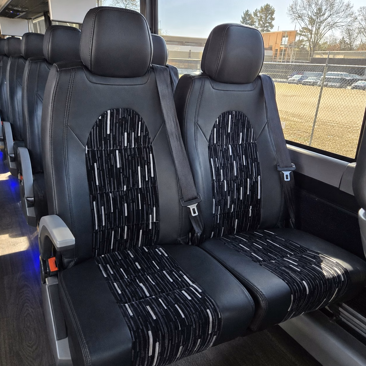 warren charter bus rental inside