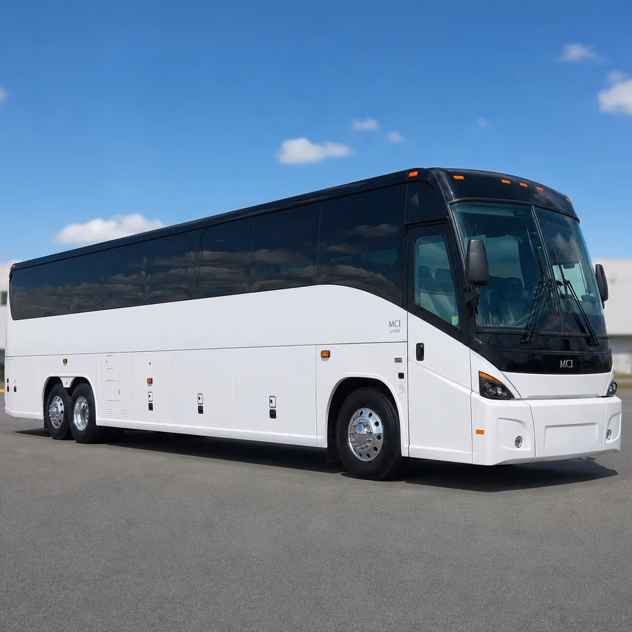 warren shuttle buses for manufacturing and automotive industry teams